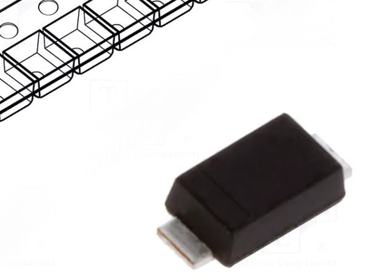 Image principale du produit Diode cms ultrafast redressement DFLU1400 -7 DI123