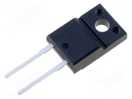 Image principale du produit Diode redresseuse BYV29X-600.127 THT  600V 9A Ifsm: 100A TO220FP-2