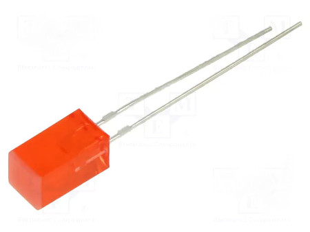 Image principale du produit Led carrée rouge 5x5mm