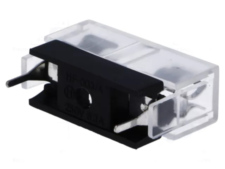 Image principale du produit Support Fusible 5X20 avec capot de protection 6A 250V 20mΩ