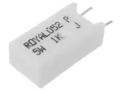 Image principale du produit Résistance 100R Ohms 5W céramique bobinée verticale