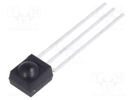 Image principale du produit TSOP34838 Récepteur infrarouge intégré; 38kHz; 45°; 2,5÷5,5V
