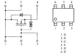 Image secondaire du produit Transistor cms à effet de champ FET RTQ045N03  30V 4.5A TSMT-6