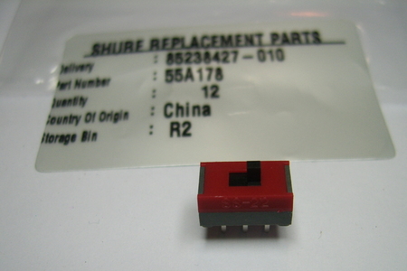 Image principale du produit Interrupteur Switch Slide pour micro Shure SM58
