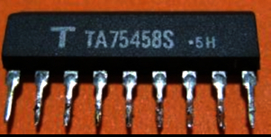 Image principale du produit Ampli OP double TA75458S SIP-9