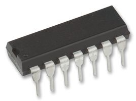 Image principale du produit double Circuit intégré pour bascule, PDIP 14 broches