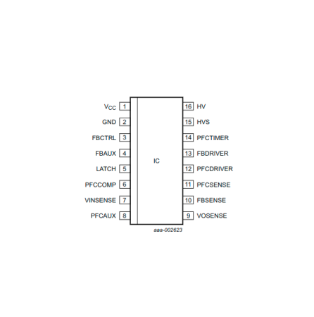 Image principale du produit Contrôleur PWM TEA1755T Soic16