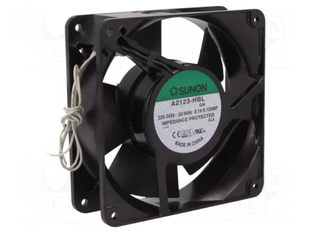 Image principale du produit Ventilateur 230V 120x120x38 mm 0.14-0.12A