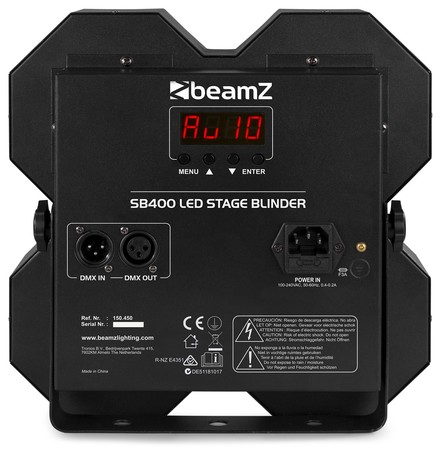 Image nº4 du produit Blinder Led 4X50W BeamZ SB400 COB Blanc chaud
