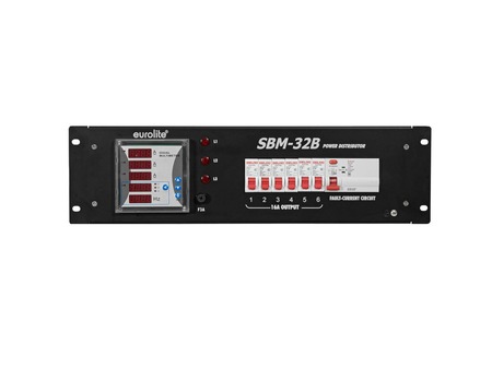 Image nº4 du produit SBM-32B Eurolite - Distribution électrique rackable 32A