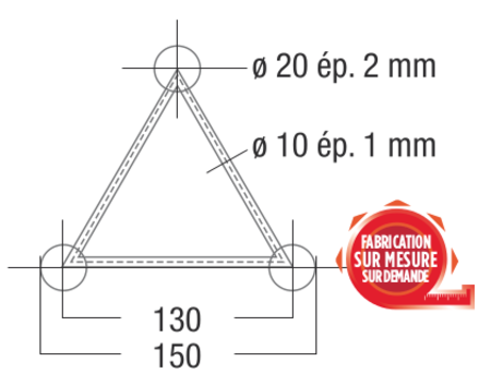 Image secondaire du produit ASD SD15200 Structure Triangle 150 2m
