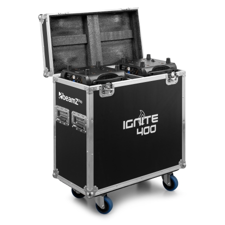 Image nº7 du produit Set IGNITE400 Beamz-pro - Pack de 2 Lyres LED 400W BSW 3en1 CMY Flight Case