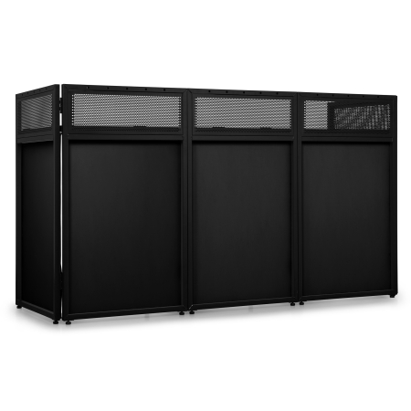 Image secondaire du produit DBA200 Vonyx - Écran DJ pliable 2m avec lycras noir et blanc