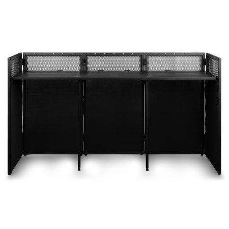 Image nº3 du produit DBA200 Vonyx - Écran DJ pliable 2m avec lycras noir et blanc
