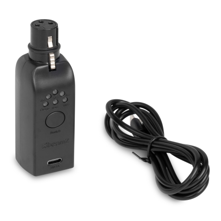 Image nº9 du produit WD1F Beamz Dongle récepteur DMX sans fil sur batterie XLR3