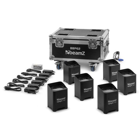 Image nº5 du produit SET BBP62 BeamZ Pro – Pack de 6 projecteurs sur batteries 6X12W IP65 avec Flight de charge