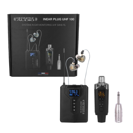 Image nº9 du produit INEAR PLUG UHF 100 Definitive Audio Système In-Ear UHF Sans Fil