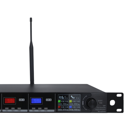 Image nº7 du produit TD 400 PT Definitive Audio Quadruple Micro Serre-Tête UHF True Diversity