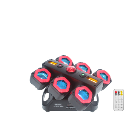Image principale du produit VIPER 6 RING Power Lighting - 5 Effets Lumière Dynamiques