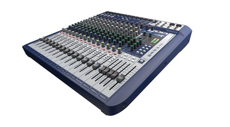Image principale du produit Soundcraft Signature 16 table de mixage analogique USB 16 voies EQ 3 bandes 4 aux