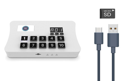 Image principale du produit SLESA U11 Nicolaudie interface DMX autonome 13 boutons pour ESA Arcolis ou tablette
