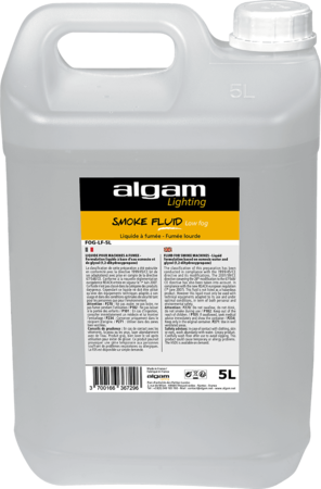 Image principale du produit Smoke Fluide Low Fog Algam lighting - Liquide à fumée lourde 5l