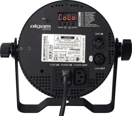 Image nº6 du produit SLIMPAR-1210-HEX Algam Lighting - Projecteur led plat 12 X 10W RGBWA + UV silencieux