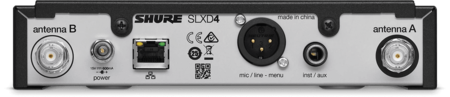 Image nº3 du produit SLXD4E-K59 Shure - Récepteur Digital Série SLXD Bande K59