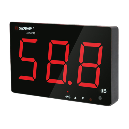 Image principale du produit Sonometre numérique à affichage digital 130db max enregistreur de données