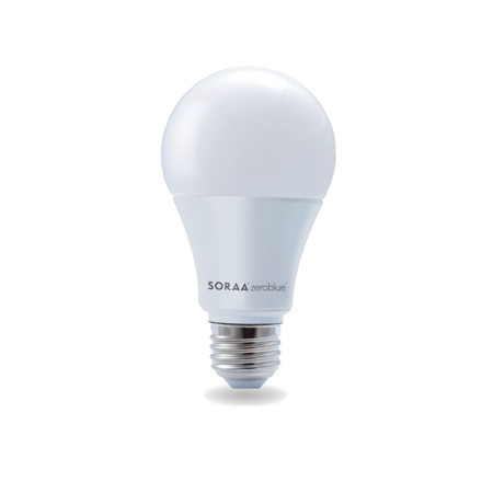 Image principale du produit SA60E27-11-OMNI-Z27-01-S3 Soraa Zeroblue - lampe E27 A60 11.5W IRC80 sans lumière bleue