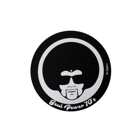 Image principale du produit Paire de Feutrines Soul power 70'S man pour platine vinyle