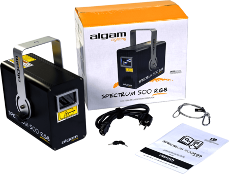 Image nº5 du produit Spectrum 500 RGB Algam Lighting Laser 500mW multicolore Musical DMX ou ILDA
