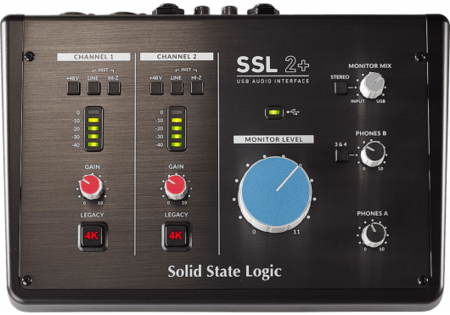 Image secondaire du produit SSL2+ - Interface audio 2 entrées 4 sorties USB-c Solid State Logic