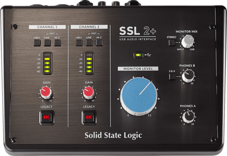 Image secondaire du produit SSL2+ RECORDINGPACK - Pack d'enregistrement voix carte son SSL2+ +avec micro studio et casque