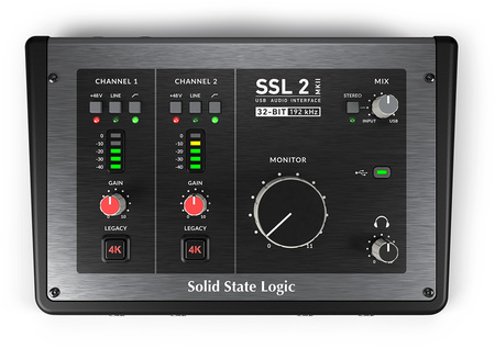 Image principale du produit SSL2 MKII SSL - Carte Son USB-C 2 entrées 2 sorties