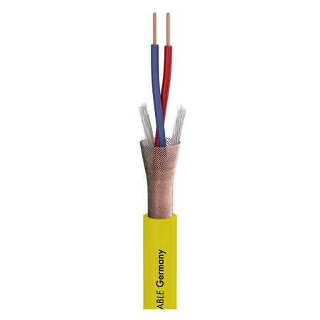 Image principale du produit Câble Micro Sommer cable Stage 22 2X0.22 mm2 jaune vendu au mètre