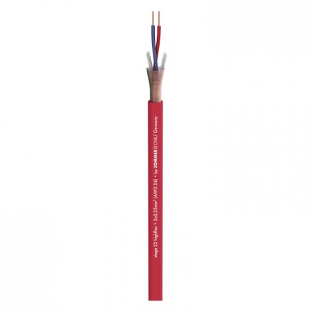 Image secondaire du produit Câble Micro Sommer cable Stage 22 2X0.22 mm2 Rouge vendu au mètre