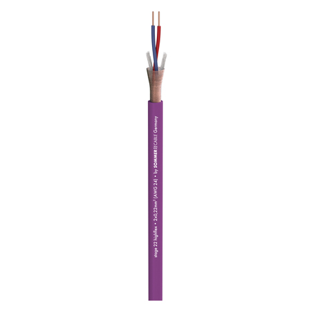 Image secondaire du produit Câble Micro Sommer cable Stage 22 2X0.22 mm2 violet vendu au mètre