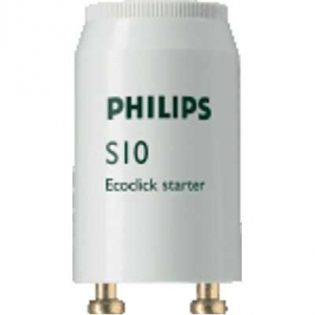 Image principale du produit Starter philips S-10 pour tube fluo 4W à 65W code 69769126