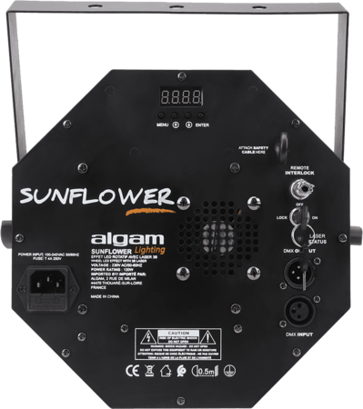 Image nº3 du produit SunFlower Algam Lighting - Multi effet 3 en 1 flower + strobe + Laser