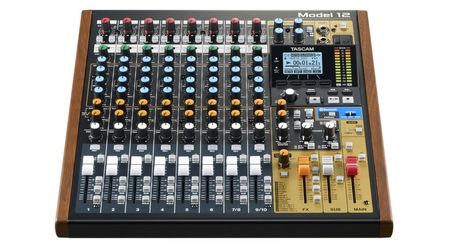 Image principale du produit Model 12 Tascam - Table de mixage analogique 10 pistes avec enregistreur sur carte SD