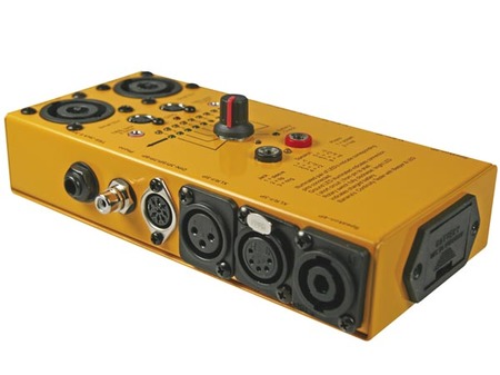 Image principale du produit Testeur pour 10 types de câbles audio et DMX 3 et 5 pôles