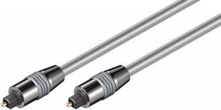 Image principale du produit Câble fibre optique TosLink adat Spdif mâle mâle 50cm pro