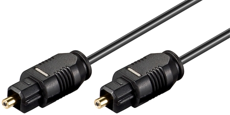 Image principale du produit Câble fibre optique TosLink adat Spdif mâle mâle 2m