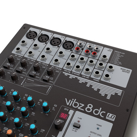Image nº5 du produit Table de mixage LD Systems VIBZ 8 canaux avec effets et compresseur intégrés