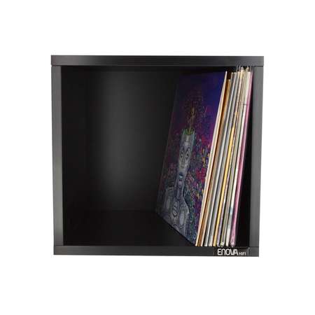 Image principale du produit Meuble noir 120 vinyles Enova Hifi