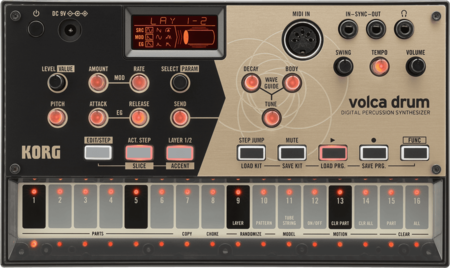 Image secondaire du produit VOLCA Drum Korg - Boite à rythme modulaire numérique