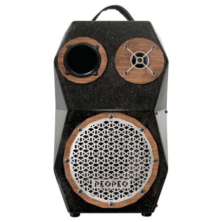 Image principale du produit Voodoo+ EVO Peopeo - Enceinte autonome Bluetooth puissante et légère look Volcanic