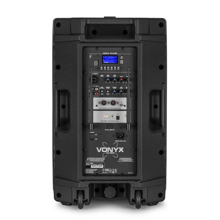 Image nº7 du produit VSA500 BP VONYX - Enceinte autonome 12 pouces sur batterie 1 micro main + 1 serre tête et cravate