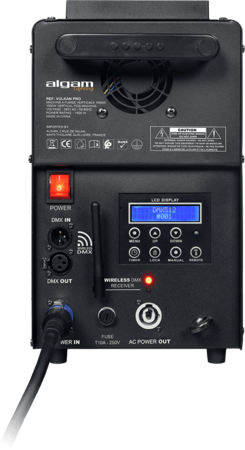 Image nº4 du produit Vulkan-Pro Algam lighting, machine effet CO2 jet vertical ou horizontale DMX sans fil et télécommande